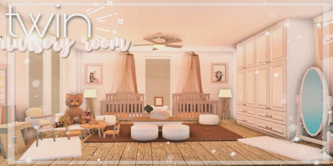 ROBLOX BLOXBURG: Twin Nursery Room k ♡ ROBLOX BLOXBURG: Twin Nursery Room k ♡