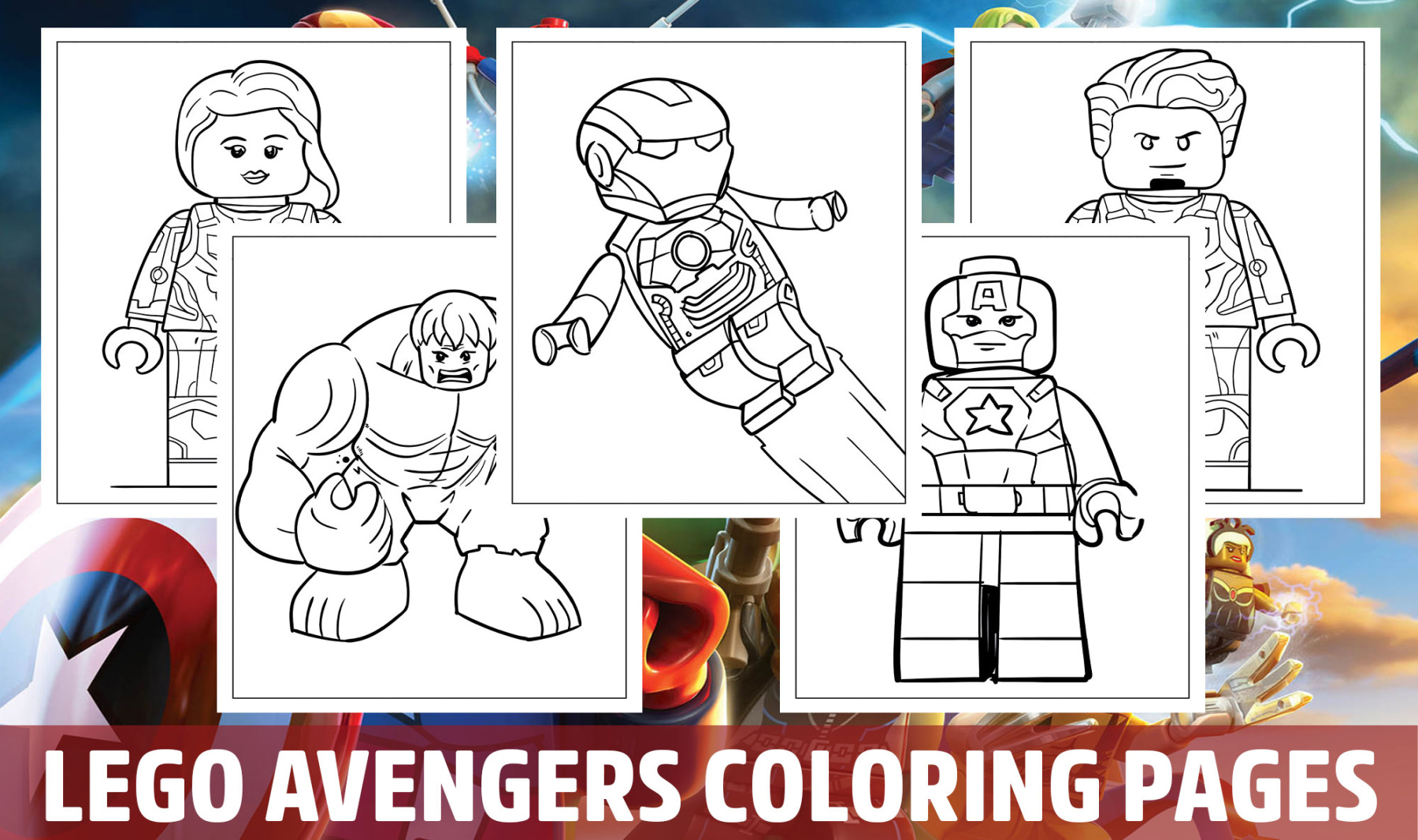Lego Avengers Coloring Pages for Kids, Girls, Boys, Teens Birthday Lego Avengers Coloring Pages for Kids, Girls, Boys, Teens Birthday