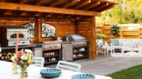 Beautiful & Functional Covered Outdoor Kitchen Design