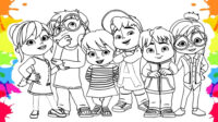 Alvin and the Chipmunks, Alvin coloring pages for kids